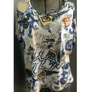 Disney Blue and Yellow Graphic Tee